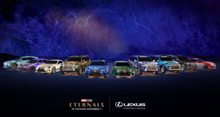 Minden az Örökkévalókban szereplő szuperhősnek saját Lexus dukál