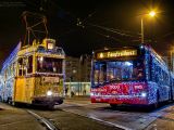 Advent - Szerdán elindult Budapesten a BKV ünnepi Fényflottája