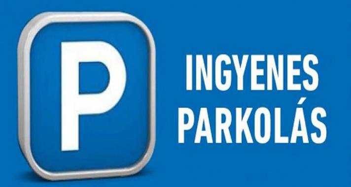 Több városban ingyenes a parkolás az ünnepi időszakban