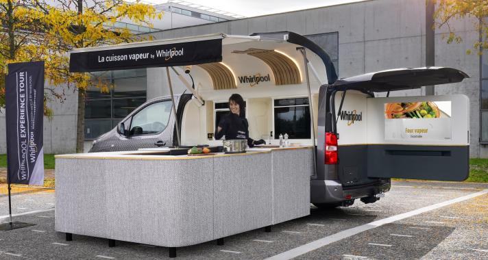 A WHIRLPOOL és a PEUGEOT Design Lab által  megálmodott új, innovatív foodtruck