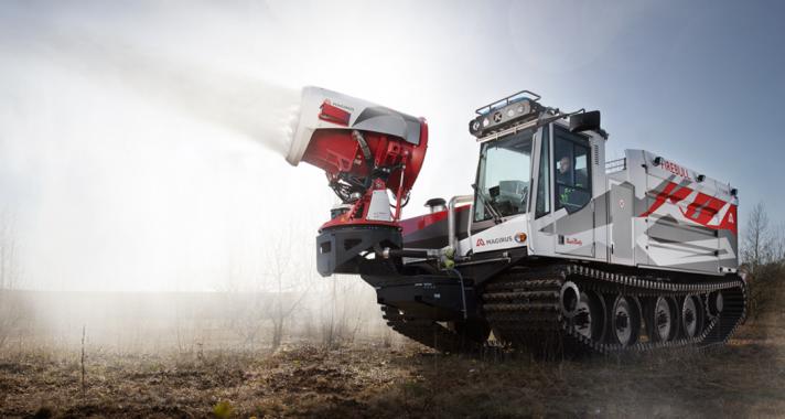 A lánctalpas tűzoltó - Magirus Firebull