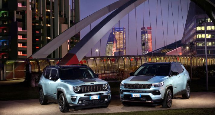 Jeep® Renegade és Compass e-Hybrid: Újabb lépés a teljes  villamosítás felé