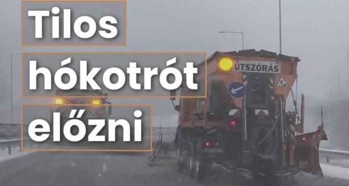 Ne előzd meg a hókotrót!