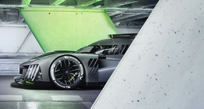 Peugeot 9X8 Hybrid Hypercar: top design