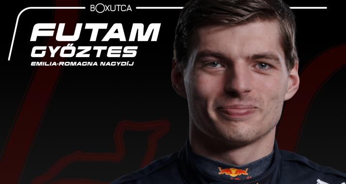 Emilia Romagna Nagydíj - Verstappen rajt-cél győzelme