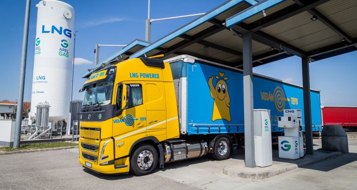 Minden új Volvo LNG teherautóhoz üzemanyagár-kedvezmény jár