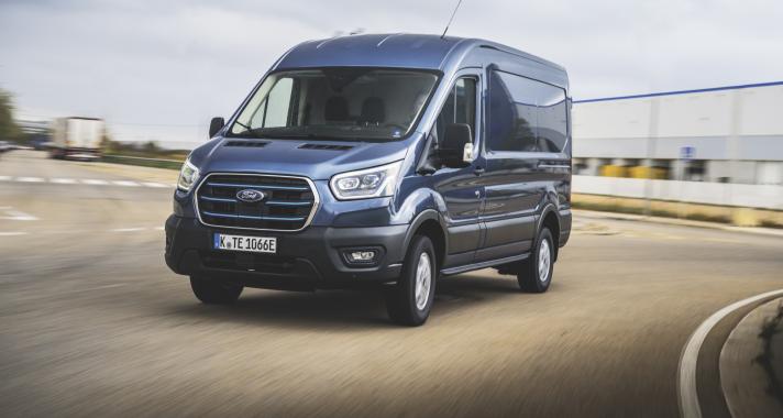 A tisztán elektromos hajtású E-Transittal a Ford Pro Vehicles a termelékenység és az értékteremtés új szintjét kínálja az európai vállalkozásoknak