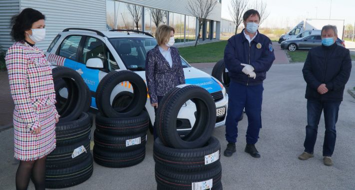 A járvány frontvonalában dolgozókat segíti abroncsaival a Bridgestone