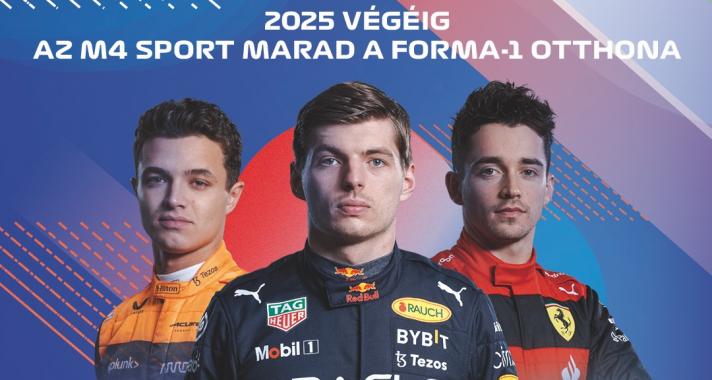 Magyar Nagydíj - A 2025-ös idény végéig az M4 Sport közvetíti az F1-es futamokat