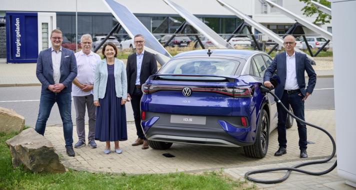 96 újrafelhasznált MEB-cellamodul – Mega-töltéstárolóval kombinálja a gyorstöltőparkot a Volkswagen Sachsen