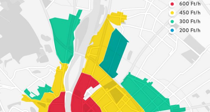 Mától drágul a parkolás Budapesten