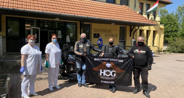 Harley-Davidson motorokon érkezett a segítség