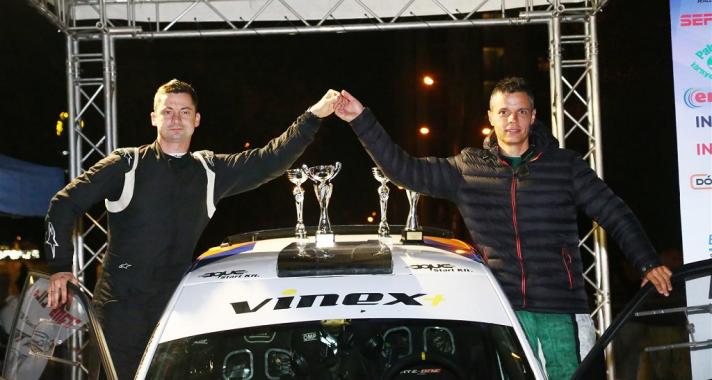 Vincze Ferenc újabb dobogós helyezésével életben tartotta a bajnoki reményeit az Ózd Rallye-n