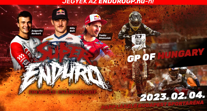 SuperEnduro GP - Februárban ismét vb-futam lesz Budapesten