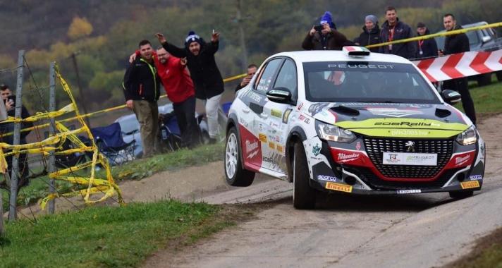 Vogelék harmadik helyen zárták a Peugeot-kupát a Zemplén Rallyn