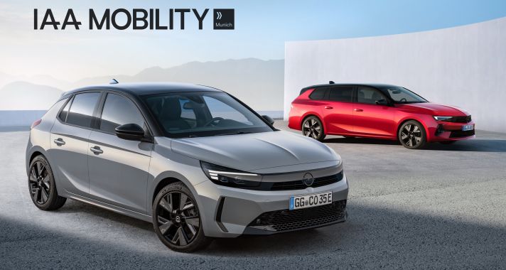 Az Opel három világpremierrel képviselteti magát az IAA Mobility 2023 kiállításon Münchenben