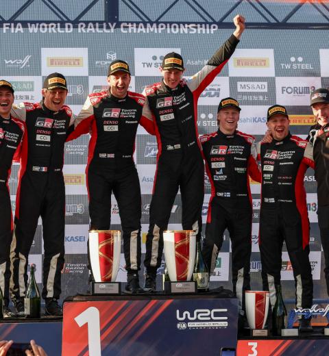 Álomszerű hármas győzelemmel zárta a 2023-as Rally Világbajnokságot a Toyota