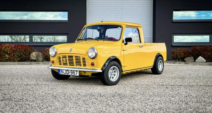 Ha Mr. Bean melós kocsival járna, biztos ezt a platós Minit választaná! - 1974 Leyland Mini Pickup + VIDEÓ