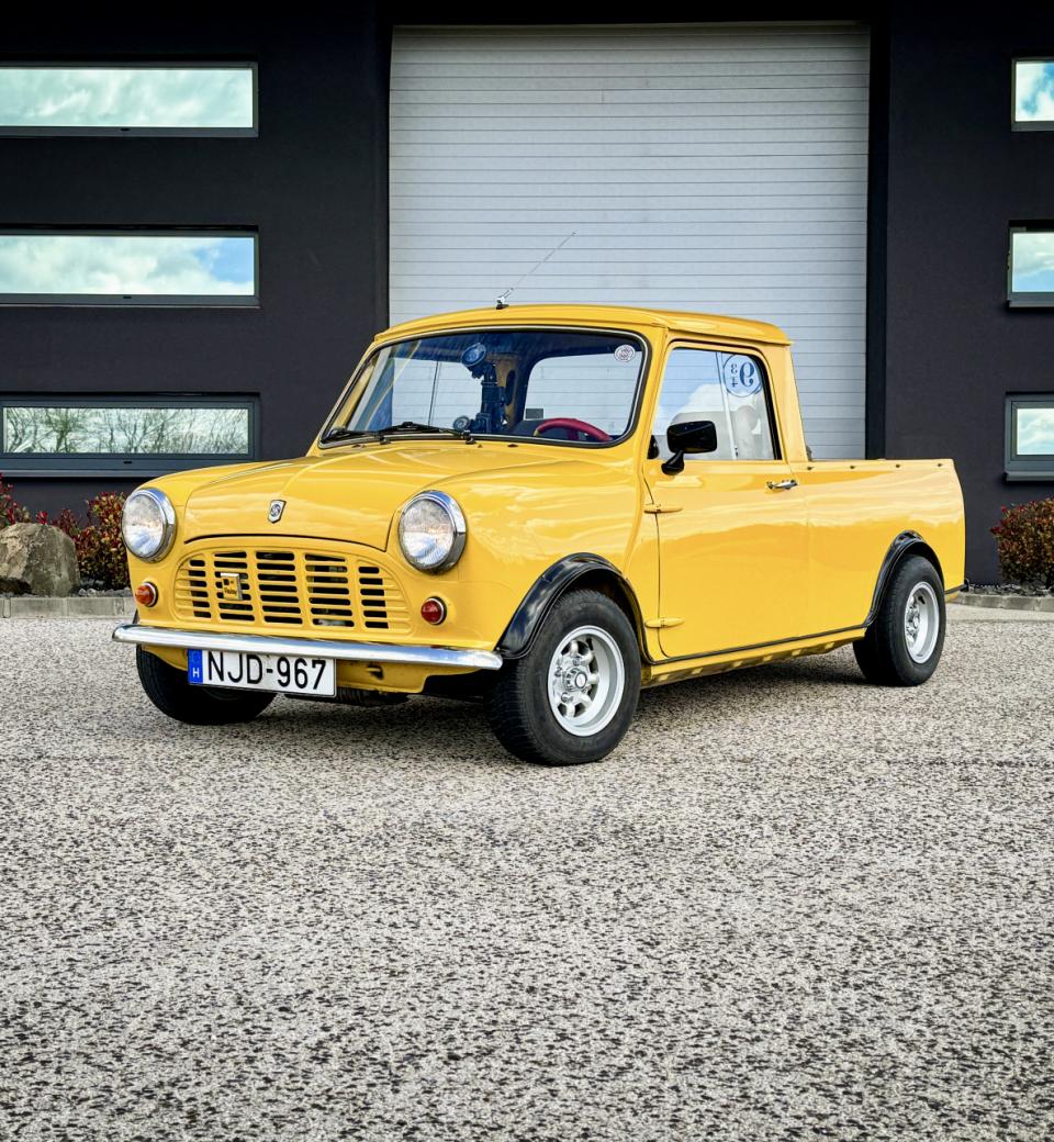 Ha Mr. Bean melós kocsival járna, biztos ezt a platós Minit választaná! - 1974 Leyland Mini Pickup + VIDEÓ