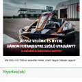 Kisorsoltuk a gokart utalványt