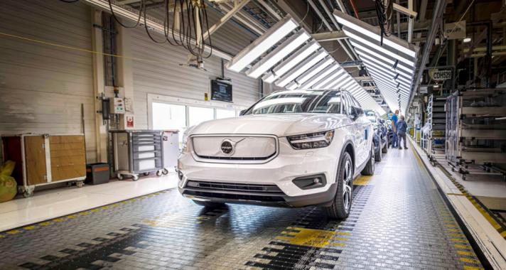 Történelmi pillanat: A Volvo elkezdte első, saját, tisztán elektromos autójának gyártását