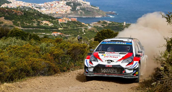 Vezető pozíciójának bebiztosítására készül a hétvégén a Toyota WRC csapata  Szardíniában