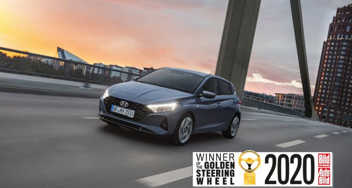 A vadonatúj Hyundai i20 elnyerte az Arany Kormánykerék díjat
