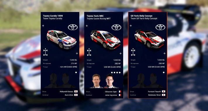 A Toyota rally múltja, jelene és jövője is bemutatkozik a WRC 9 nevű számítógépes/konzol játékban
