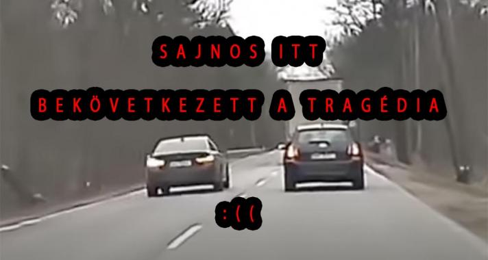 Frontális ütközés! Videó erős idegzetűeknek