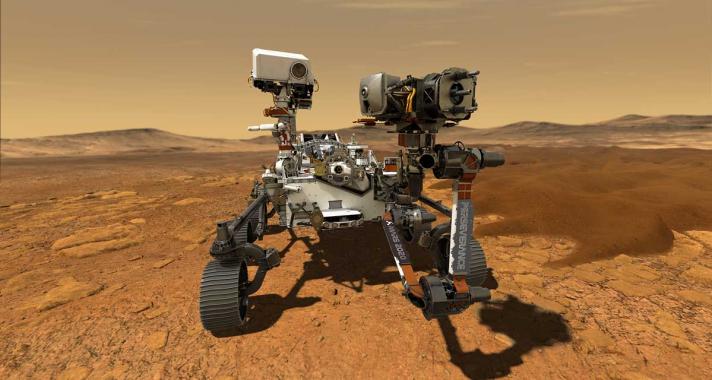 Rover a Marson! Videón a leszállás