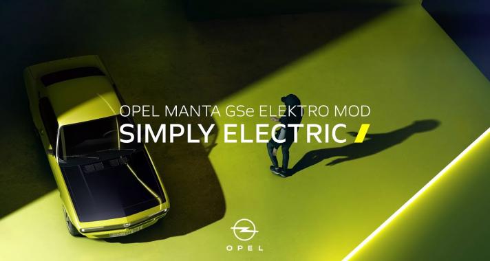 Opel Manta villannyal