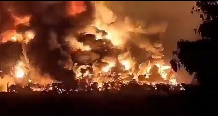 Lángoló pokol: katasztrófa videón