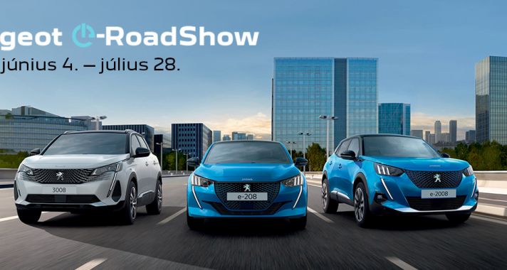 Indul a Peugeot e-Roadshow