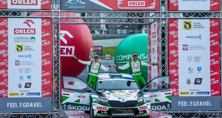 SKODA Rally Team Hungária: Ötödikek lettünk a Lengyel Rallyn!