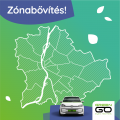 Bővítette szolgáltatási zónáját a GreenGo autómegosztó Budapesten